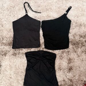 3 Y2K Party One-Shoulder/Halter/Strapless Tops